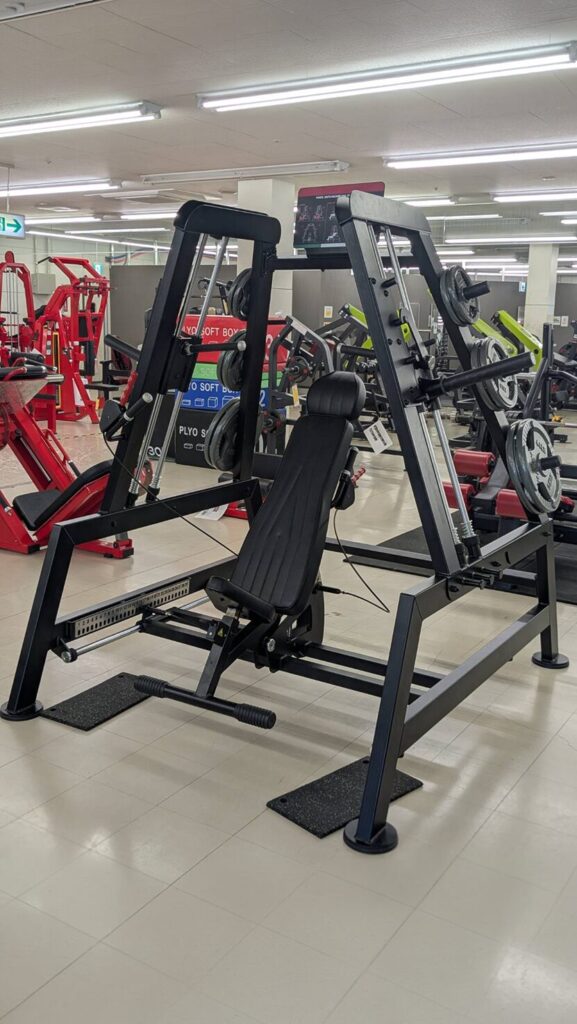 ベストシェイプマシン入替増設　清武店 インクラインパワースミスマシン